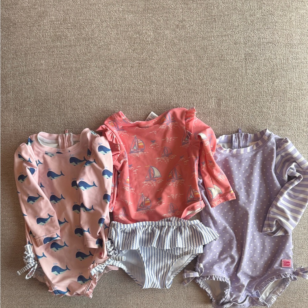 Rufflebutts baby girls swimsuits- 18-24 months
